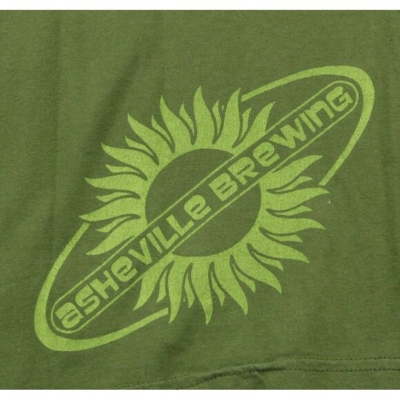 Shiva IPA Asheville NC Brewing Graphic T-Shirt Medium American Apparel 100% Cott - Picture 7 of 8